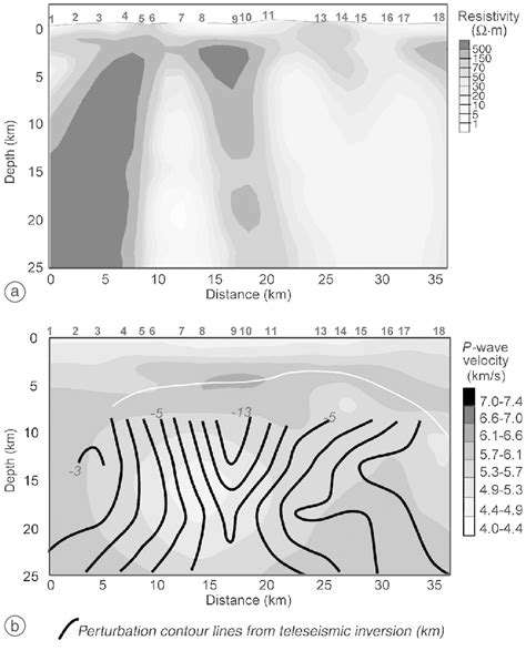 A B A 2D Inversion Results Of The TM Mode MT Data Along AA Profile