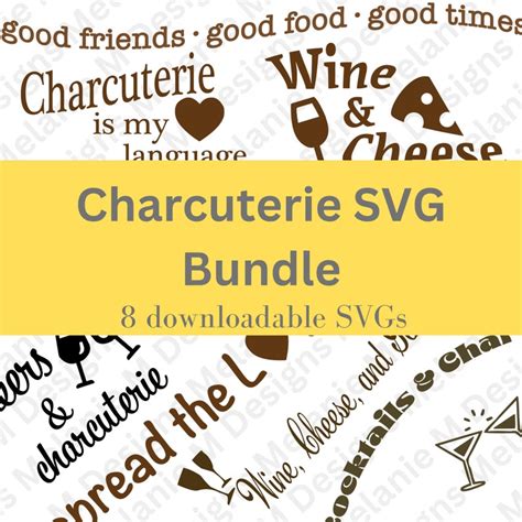 Charcuterie Board Svg File Cheese Board Svg Kitchen Svg Bundle