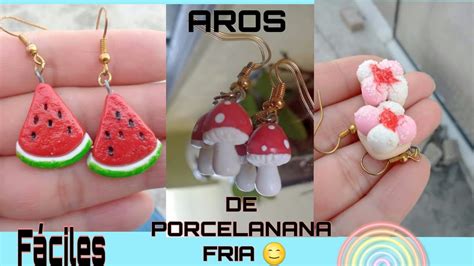 Diy Aros De Porcelana Fr A Aesthetic Aretes F Cil Es Youtube