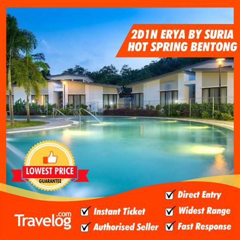 Erya By Suria Hot Spring Bentong 2 Days 1 Night With Breakfast Package