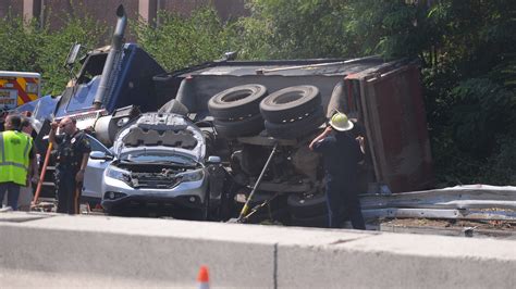 Route 280 Nj Dump Truck Crash Two Nj Troopers Expected To Survive