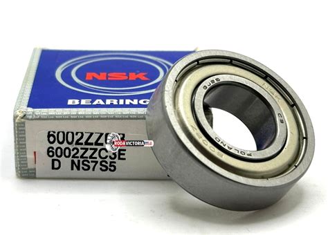 NSK 6002 ZZ C3 Deep Groove Ball Bearing Metal Shielded 15x32x9 Mm