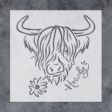 Cow Stencil - Etsy