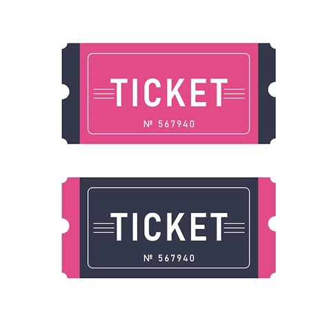 Billets Pour Les événements Modèle De Billet Vecteur Premium