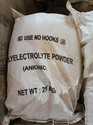 White Polyelectrolyte Anionic Powder Packaging Type Bag At Rs Kg