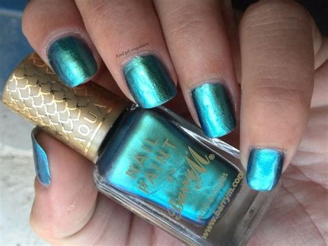 Nailpolis Museum Of Nail Art Barry M Aquarium Colletion Pacific Blue