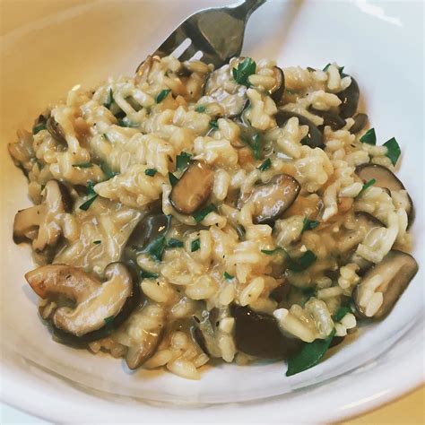 Creamy Shiitake Mushroom Risotto Heidi De Vries Flickr