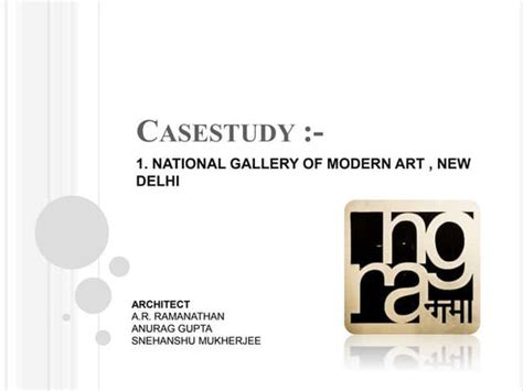 Museum Case Study By Sarthak Ppt