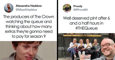 30 Of The Best Memes And Reactions To The Very British Queue Throughout