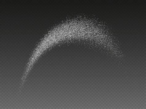 Premium Vector Sugar Powder Splash Flying Salt Baking Flour Top View