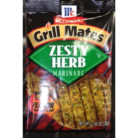 Mccormick Grill Mates Zesty Herb Marinade 106 Oz