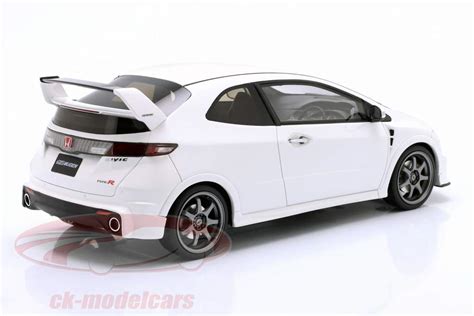 Ottomobile 118 Honda Civic Type R Fn2 Mugen Year 2010 White Ot735