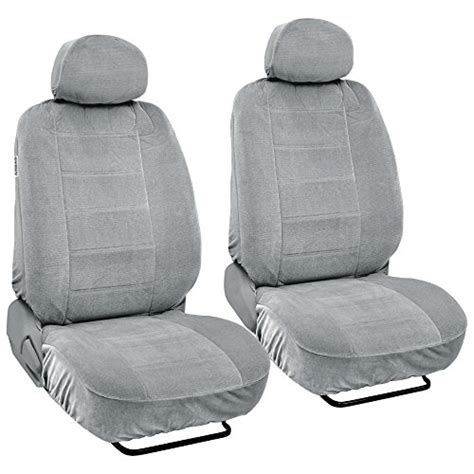 Gray Dotted Cloth Encore Style 4 Piece Premium Low Back Auto Seat Covers For Toyota Camry Save