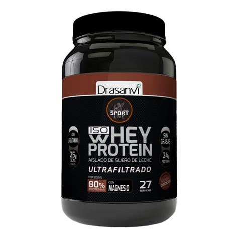 Drasanvi Whey Protein Aislado Doble Chocolate 800g Promofarma