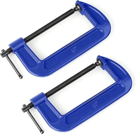 C Clamps Set 6 Inch C Clamp Heavy Duty C Clamps For Diy Woodworking And