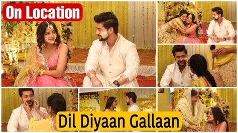 Dil Diyaan Gallaan On Location Amveer की हल्दी Paras Arora And Kaveri