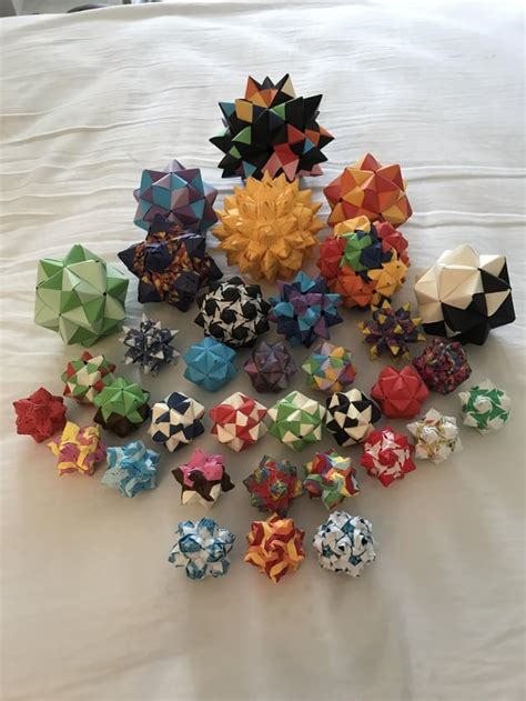 Modular Origami By Various Designers Folded By Me Origami