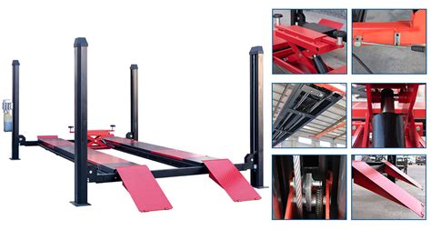 TF F40 4 Ton 4 Post Wheel Alignment Lift Four Post Car Lift Yantai