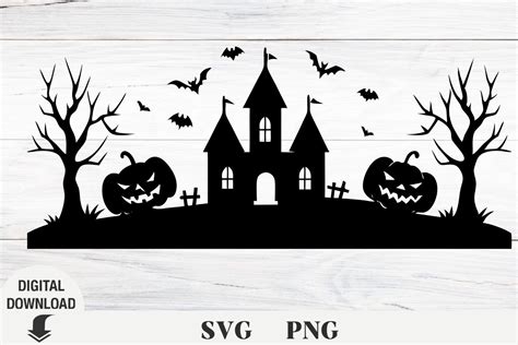 Halloween Svg Halloween Scene Svg Horr Graphic By Oksismg · Creative