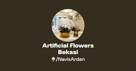 Artificial Flowers Bekasi Instagram Tiktok Linktree