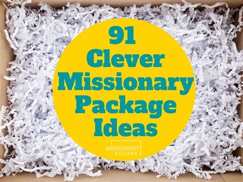 91 Clever Missionary Package Ideas And Themes Artofit