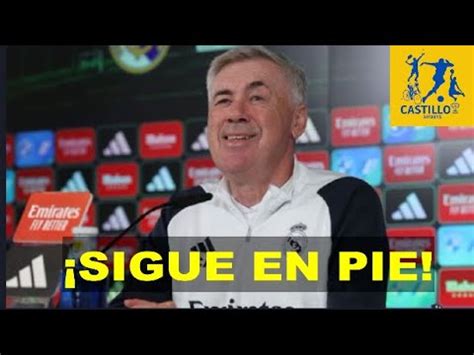 CARLO ANCELOTTI RENUEVA COMO DT DEL REAL MADRID HASTA 2026 YouTube