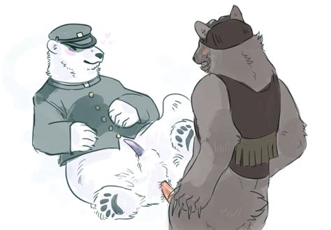 Rule 34 Anal Bear Furikake Grizzly Bear Male Male Only Mammal Multiple Males Penis Polar Bear