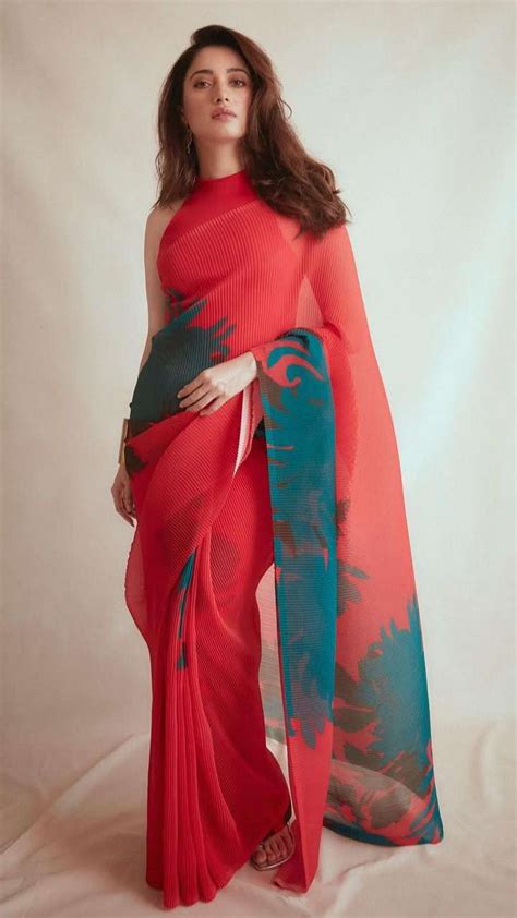 5 Vibrant Sarees By Tamannaah Bhatia For Summer Season