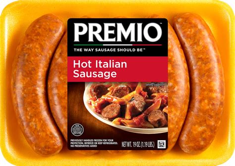 Premio Foods Hot Italian Pork Sausage Links 19 Oz 5 Count Fresh