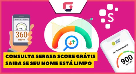 Consulta Serasa Score Grátis saiba se seu nome está limpo