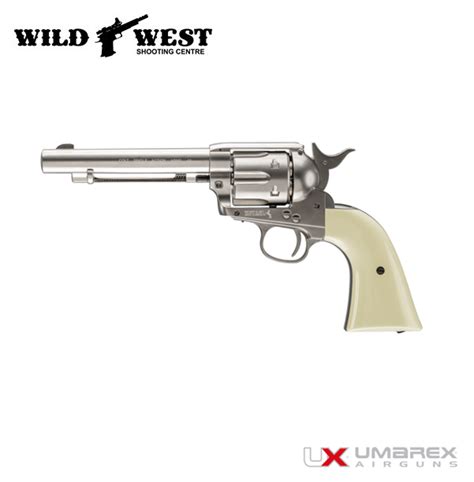 Umarex Colt SAA 1873 BB Gun Revolver Nickel - Faux Pearl Grips | Wild West