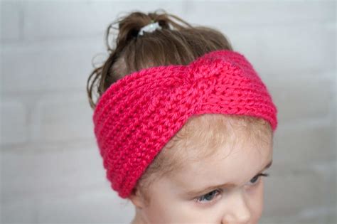 How To Crochet Twisted Ear Warmer Pattern Winding Road Crochet