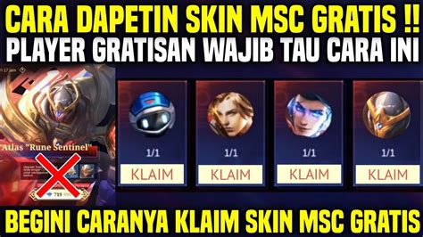 Cara Dapetin Skin Msc Gratis Begini Cara Klaim Skin Msc Gratis