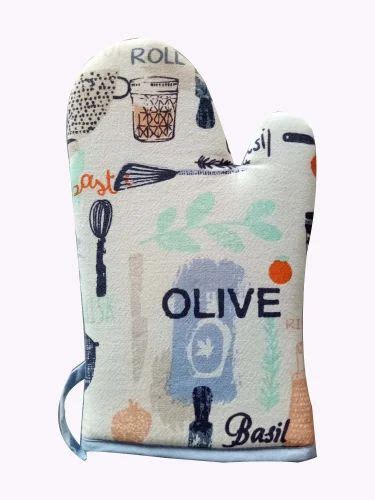 Printed Unisex Cotton Kitchen Oven Gloves, Size: Free Size at Rs 55/piece in Karur