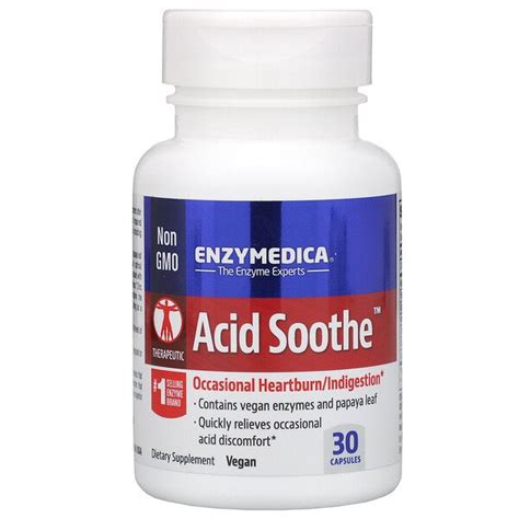 Enzymedica Acid Soothe 30 Capsules Singapore