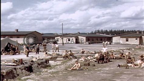 Liberated United States Airmen Prisoners At Stalag 7a In Moosburg