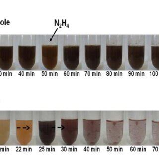 Photographs Of The Reaction Solution For The Synthesis Of Polypyrrole