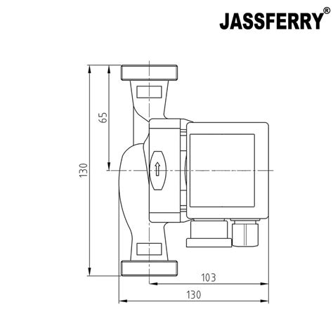 Jassferry A Rated Central Heating Pump Energy Saving Hot Water Circula