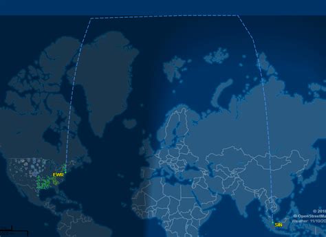 No wonder today's SIN to EWR flight is going to be ~19hours : r/aviation