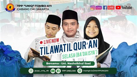 Live Bimbingan Tilawatil Qur An Youtube