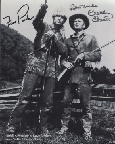 Fess Parker As Davey Crockett And Buddy Ebsen As George Russell