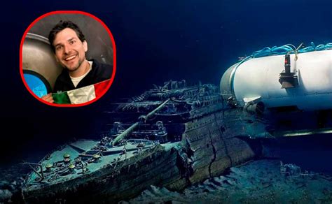 YouTuber que viajó en el submarino Titan para ver los restos del