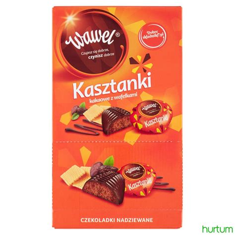 Wawel Kasztanki Kakaowe Z Wafelkami Czekoladki Nadziewane Kg W Hurtum Pl