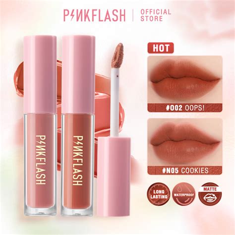 Pinkflash Lipstick Long Lasting Matte Waterproof Colors Shopee