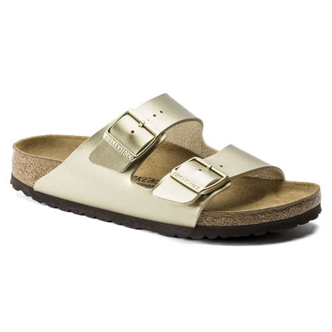 Birkenstock Arizona Sandal Birko Flor Gold Birkenstock And More