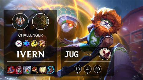 Ivern Jungle Vs Lee Sin KR Challenger Patch 10 10 YouTube