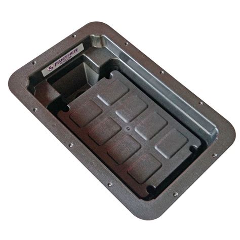 Panther 55 9800 Recessed Trolling Motor Foot Control Tray With Insert