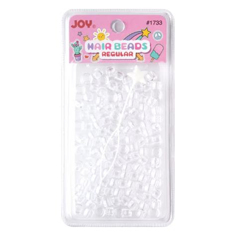 Joy Round Beads Regular Size 200ct Clear Annie International Inc