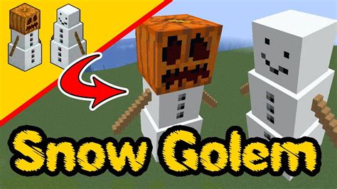 Minecraft Snow Golem Snow Golem Build Snow Golem Statue Ps4 Xbox