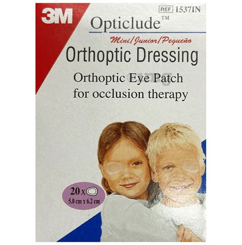 3M Opticlude Orthoptic Eye Patch Junior For Occlusion Therapy Eye